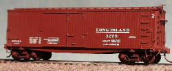 1318 XL 36\' DS BOXCAR, SAFETY APPLIANCES, WOOD ROOF, LIRR, VRR